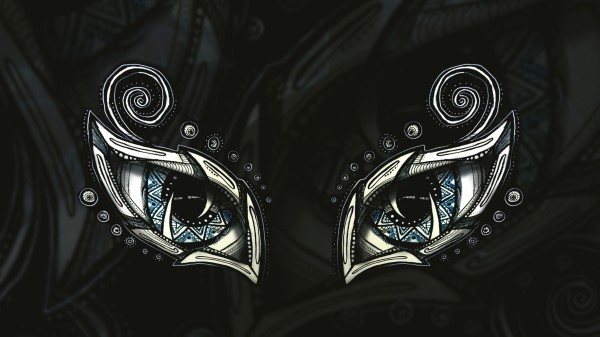 Eyes Doodles Art Wallpaper