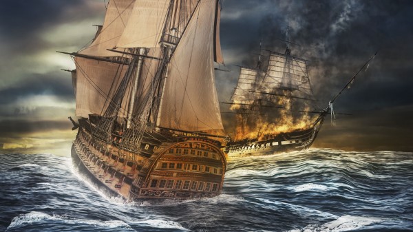 Ships Sea Storm Wallpaper