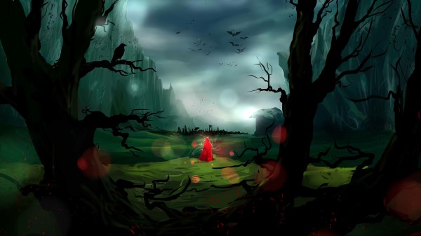 Silhouette Art Gloomy Wallpaper