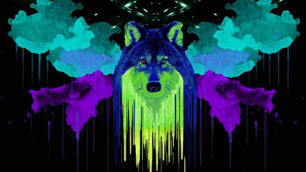Wolf Spots Paint Wallpaper