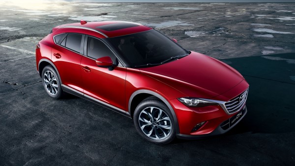 Mazda Cx 4 Red Side View wallpaper