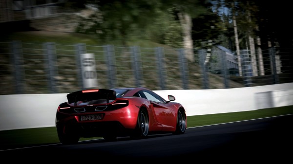 Mclaren Movement Red Speed Motion Blur Wallpaper