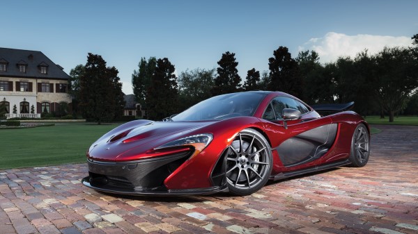 Mclaren Red Side View Supercar Wallpaper
