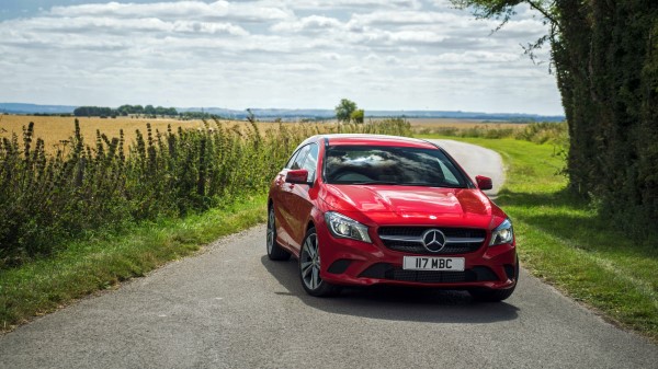 Mercedes Benz Cla Class X117 Red wallpaper