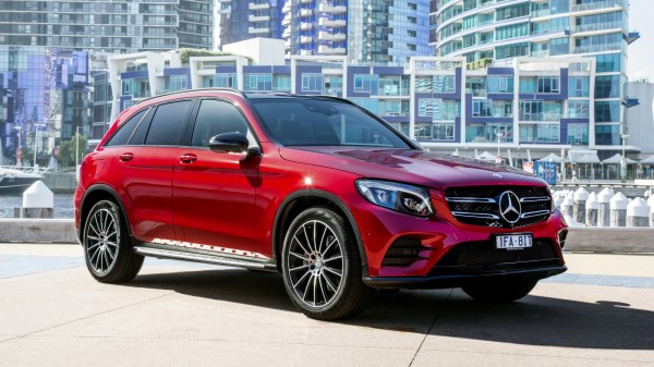 Mercedes Benz Glc Class X253 Red Side View Wallpaper