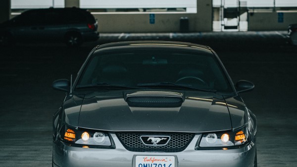 Mustang Car Front View wallpaper