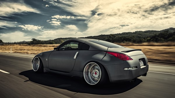 Nissan 350z Stance Movement Speed Side View Wallpaper