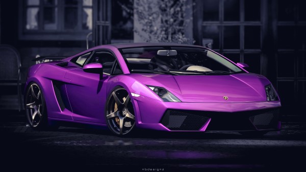 Purple Lamborghini Gallardo wallpaper