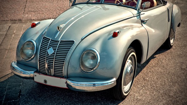 Retro Car Side View Vintage wallpaper
