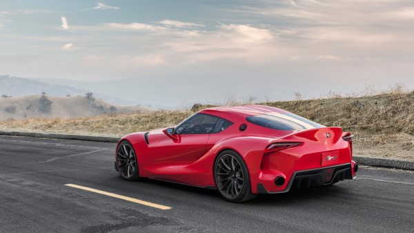 Toyota Ft 1 Red Machine Side View wallpaper