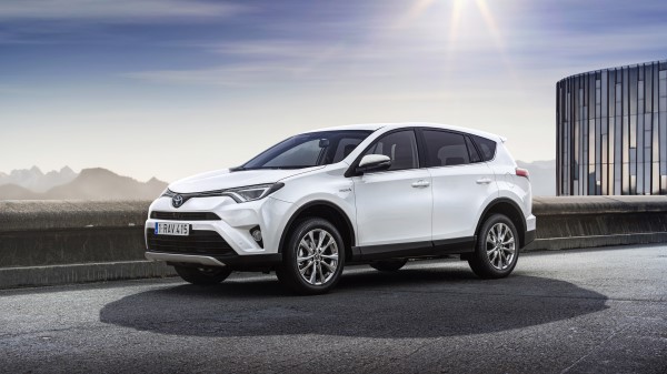 Toyota Rav4 Side View White wallpaper