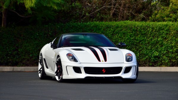 Vorsteiner Ferrari White Side View wallpaper