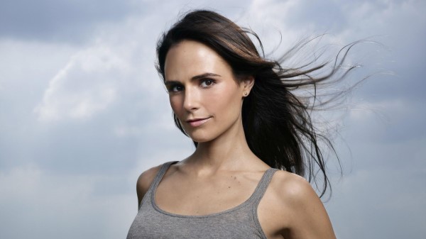 Jordana Brewster With Her Hair In The Wind Wallpaper