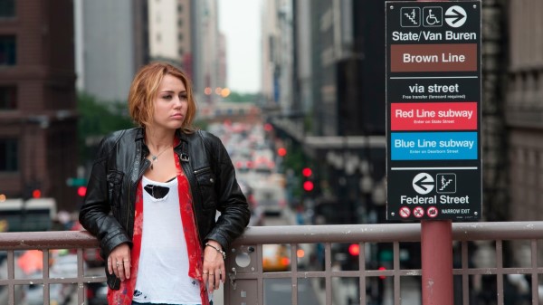 Miley Cyrus On The Bridge Wallpaper