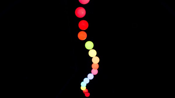 Balls Colorful Neon Wallpaper