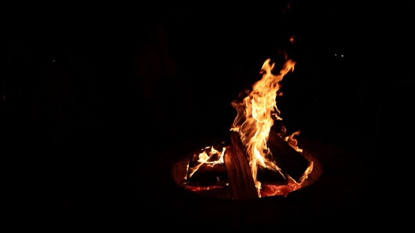 Bonfire Fire Logs wallpaper