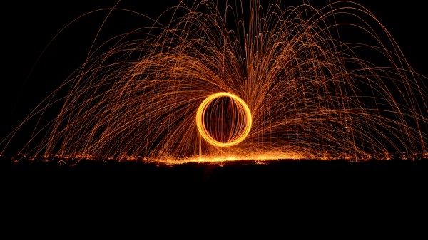 Freezelight Ball Sparks Wallpaper