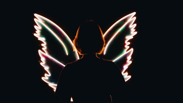 Girl Back Silhouette Wallpaper