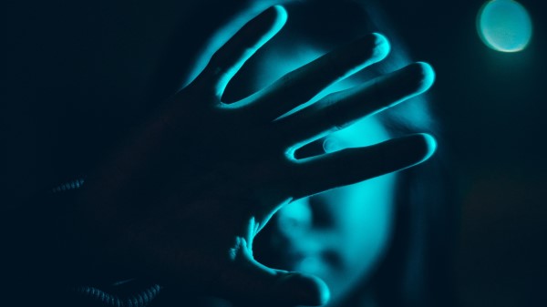 Hand Light Dark Wallpaper