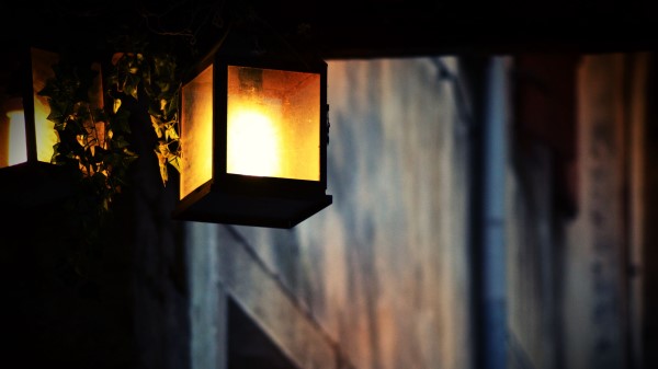 Lantern Light Electricity Lighting Wallpaper