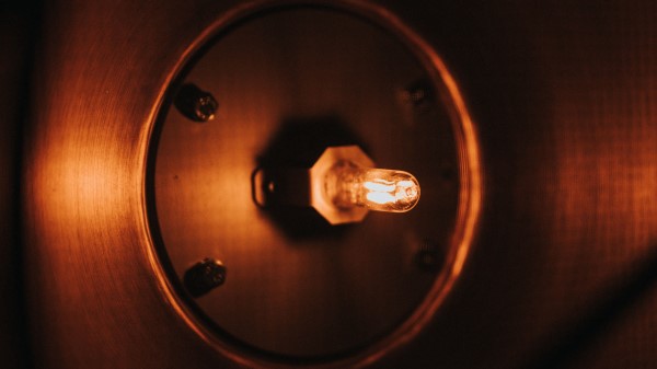 Light Bulb Glow Dark Wallpaper