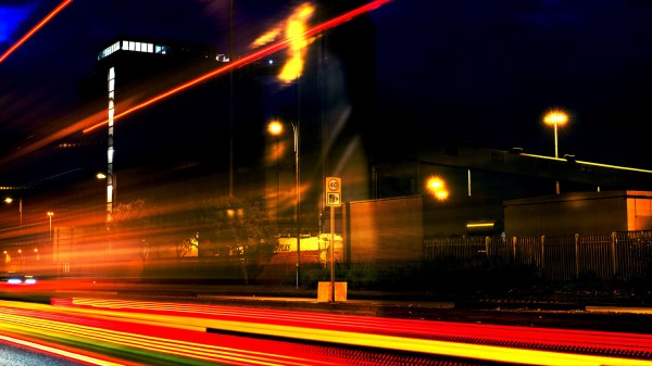 Light Movement Long Exposure Wallpaper