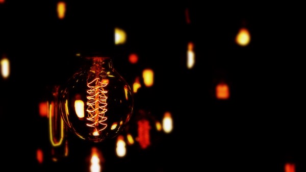 Lightbulb Electricity Dark Wallpaper