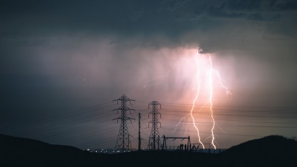 Lightning Night Thunderstorm Wallpaper