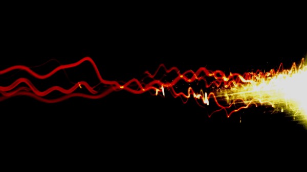 Lines Burst Dark Wavy Ligh Wallpaper