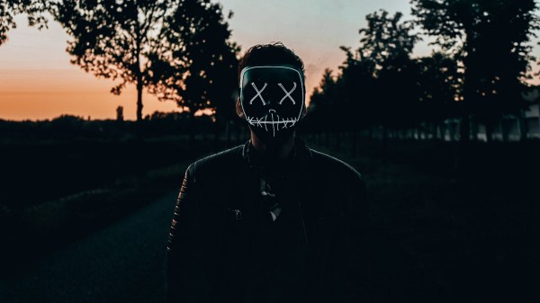 Mask Anonymous Dark Wallpaper