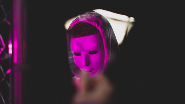 Mask Face Reflection Wallpaper