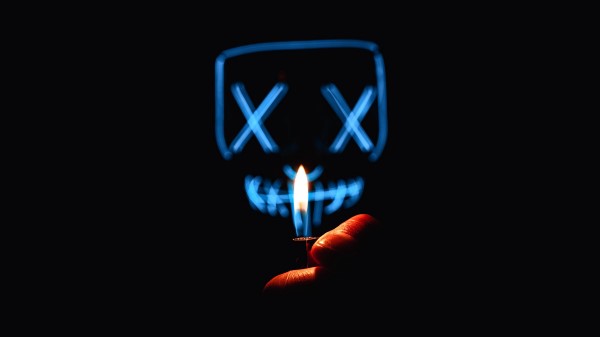 Mask Lighter Fire Wallpaper