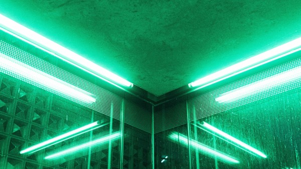 Mirrors Lamps Reflection Wallpaper