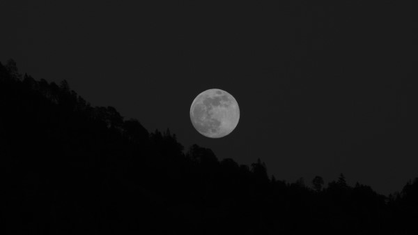 Moon Full Moon Trees Wallpaper