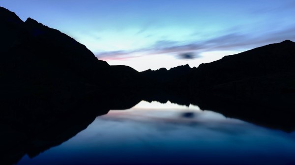 Mountains Silhouette Hills Wallpaper