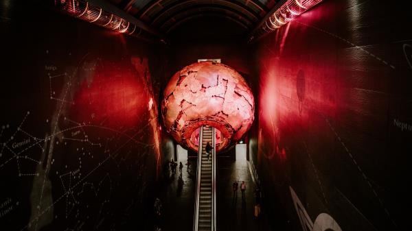 Planetarium Building Room Wallpaper