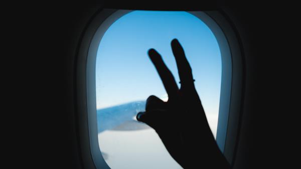 Porthole Hand Gesture Wallpaper