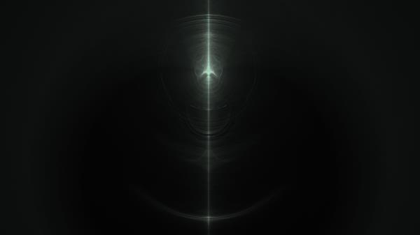 Ray Dark Fractal Wallpaper