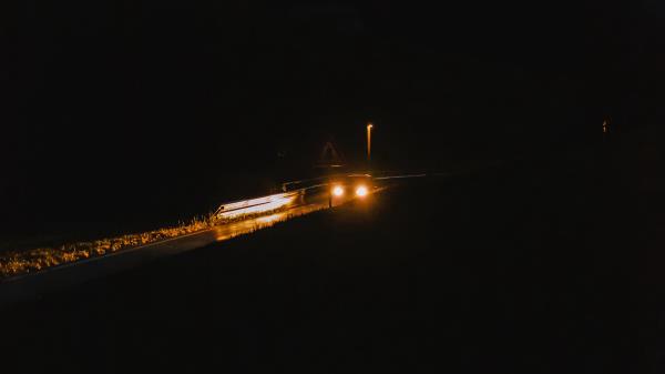 Road Night Dark Wallpaper
