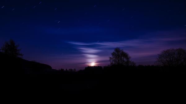 Sky Night Dark Wallpaper