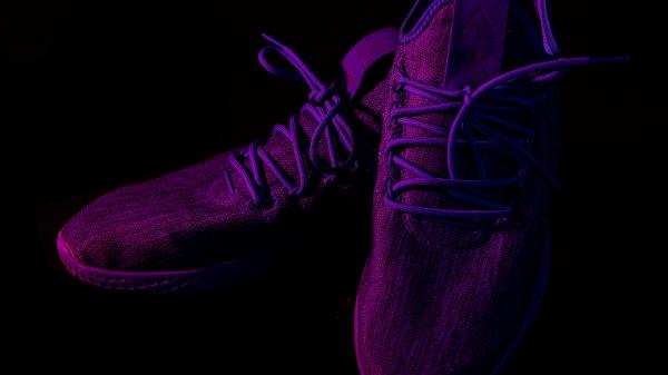 Sneakers Shoes Purple Wallpaper