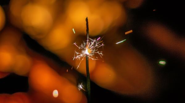Sparklers Sparks Glare Wallpaper