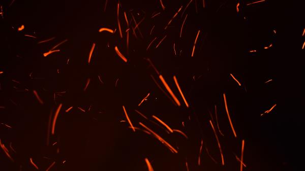 Sparks Glow Red Wallpaper