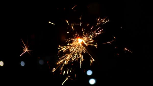 Sparks Sparkler Glare Wallpaper