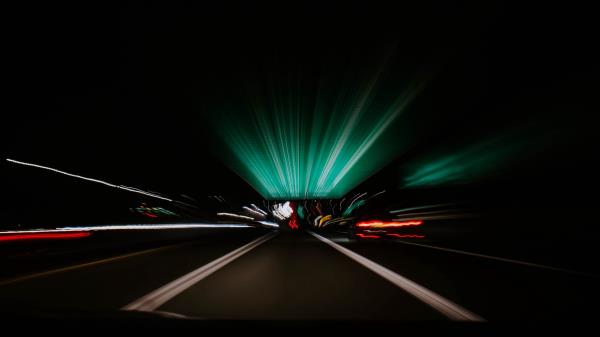 Speed Light Rays Wallpaper