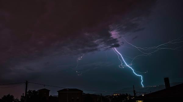 Storm Overcast Sky Night Wallpaper