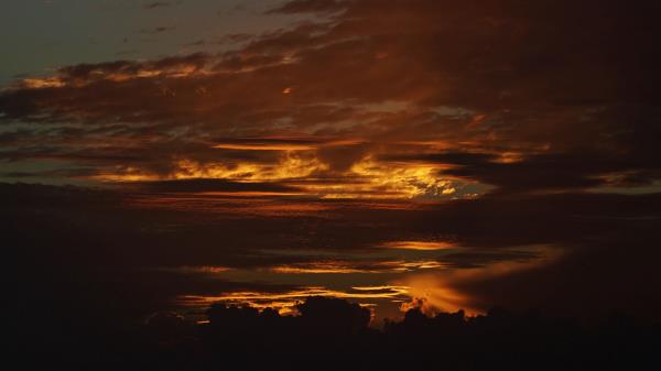 Sunset Clouds Sky Wallpaper