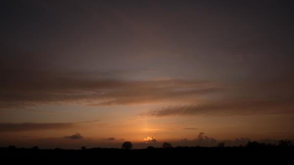 Sunset Dusk Dark Wallpaper
