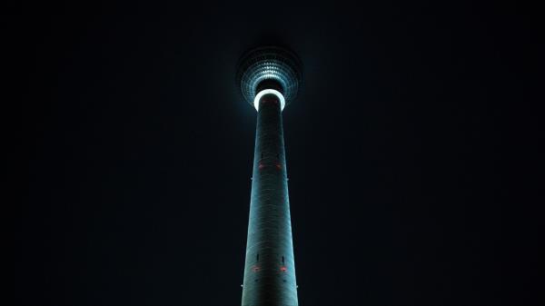 Tower Lighting Night Wallpaper