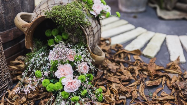 Flowers Jug Bouquet Wallpaper